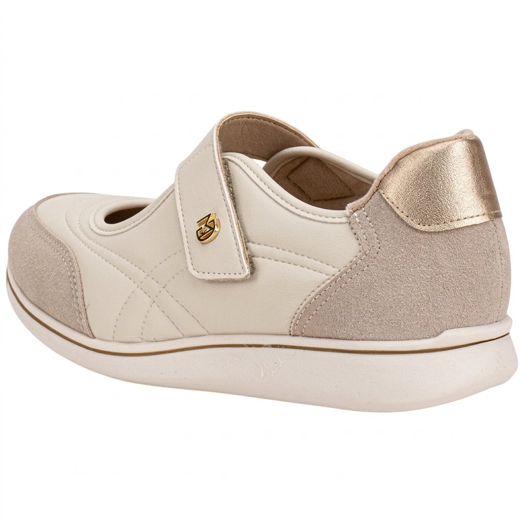 Tenis Feminino Casual Modare Marfim 7358243 Off Whitte 2