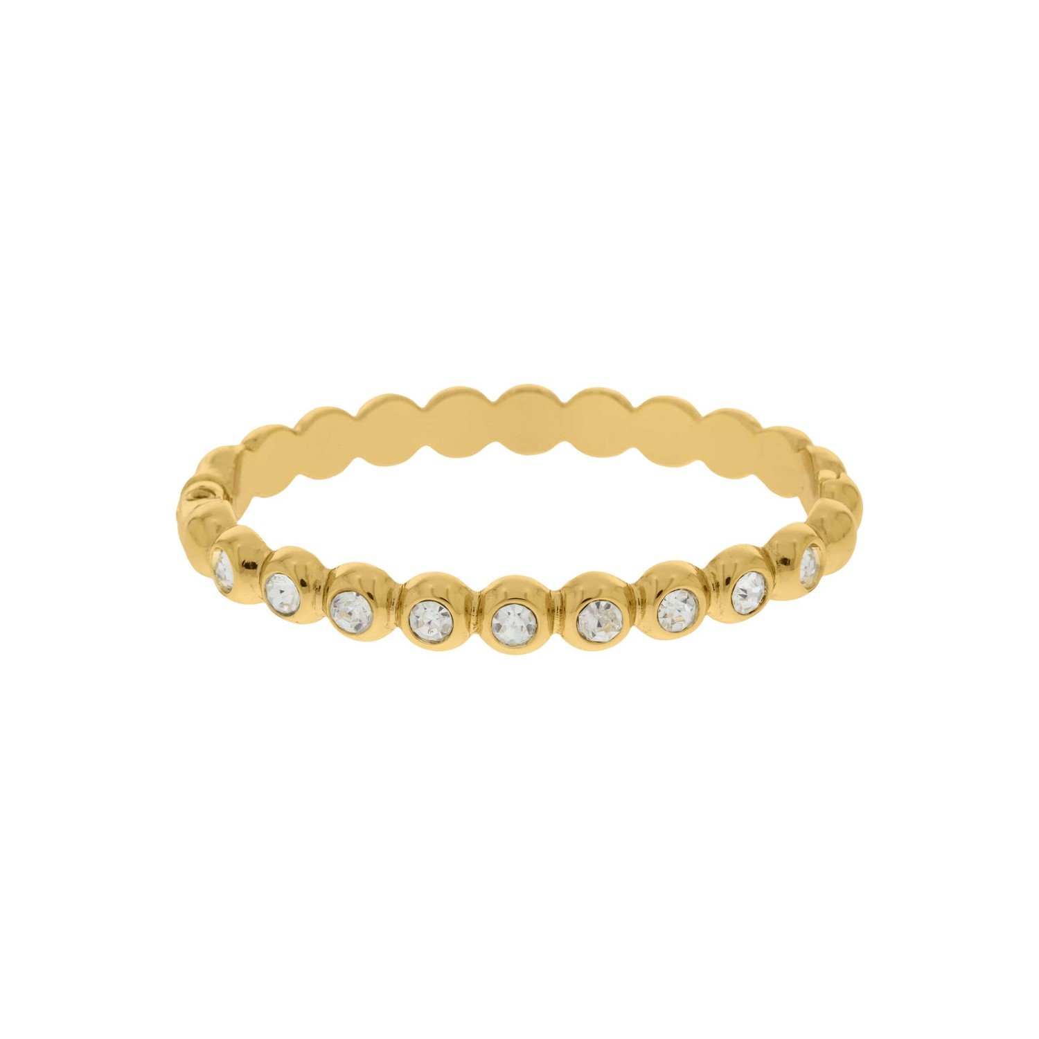 Bracelete Feminino com brilho Dourado Banhado a Ouro 18k Elegante Presente Feminino
