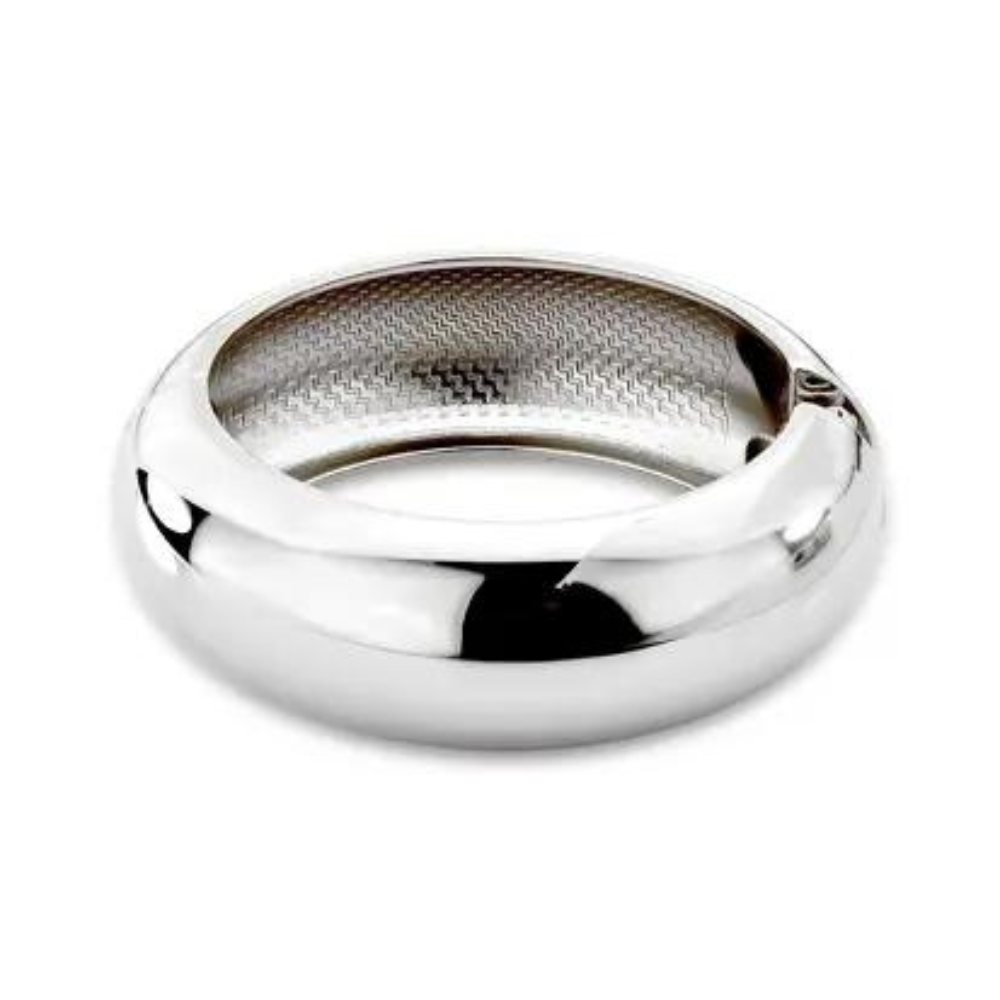 Bracelete Feminino maxi bold Dourado Banhado a Ouro 18k Elegante Presente Feminino