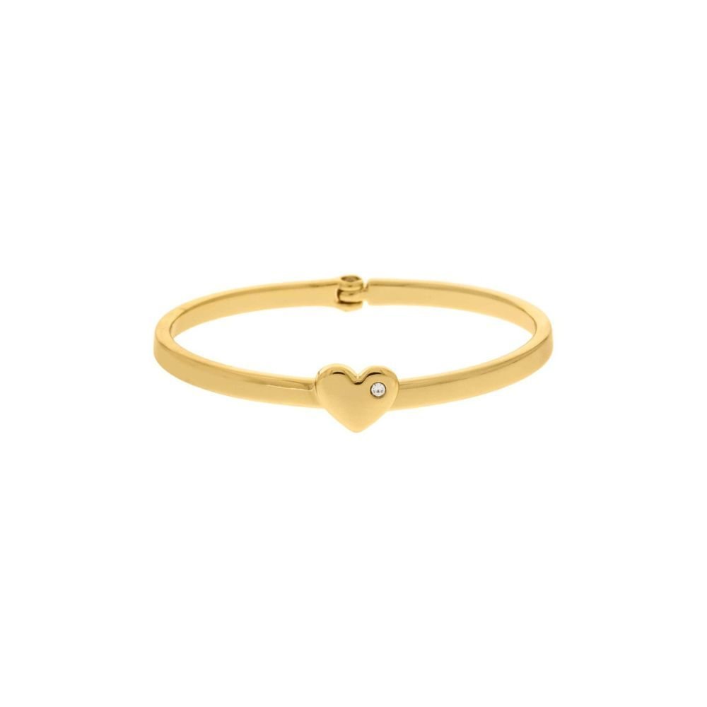 Bracelete Feminino coração mãe e filha Dourado Banhado a Ouro 18k Elegante Presente Feminino