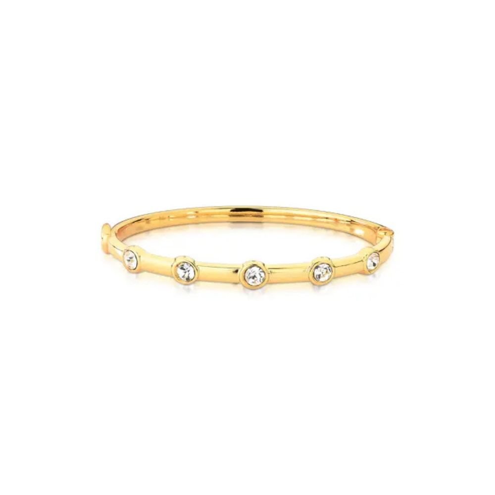 Bracelete Feminino Brilho delicado Dourado Banhado a Ouro 18k Elegante Presente Feminino