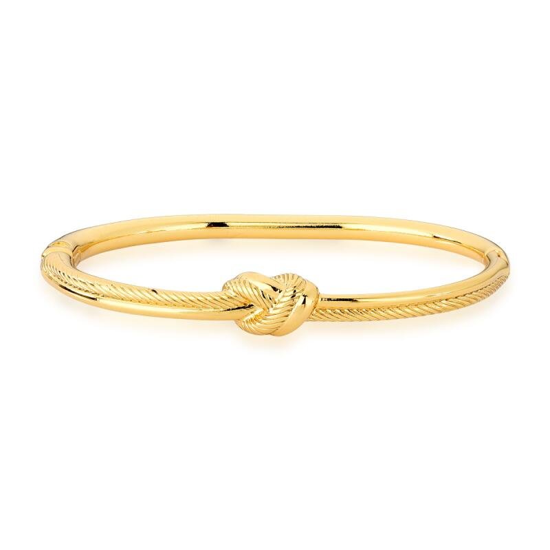 Bracelete Feminino nó Dourado Banhado a Ouro 18k Elegante Presente Feminino