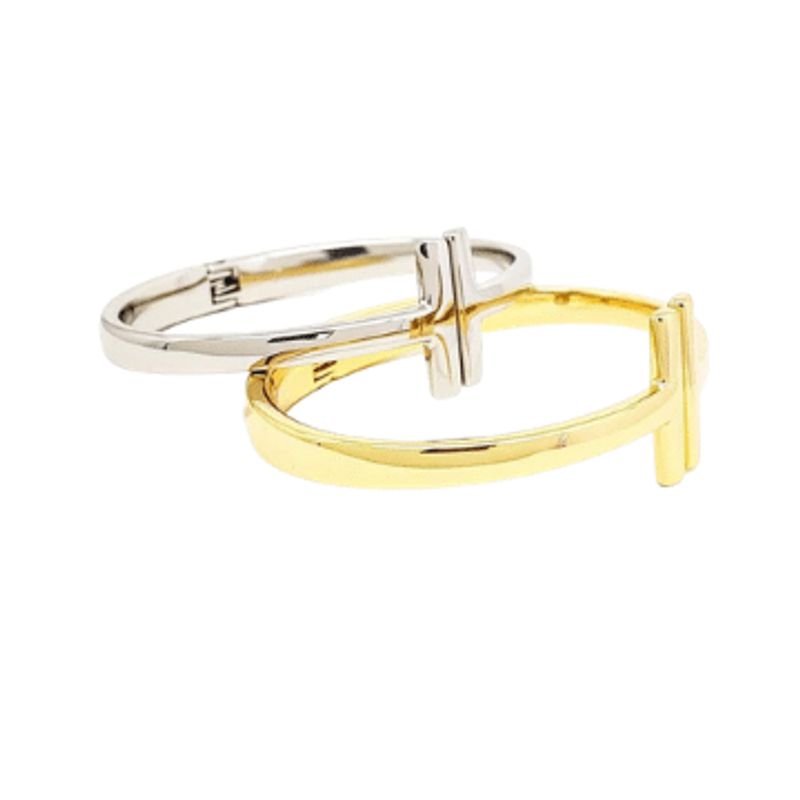 Bracelete Feminino inspirado em joalheria Dourado Banhado a Ouro 18k Elegante Presente Feminino Dourado 5