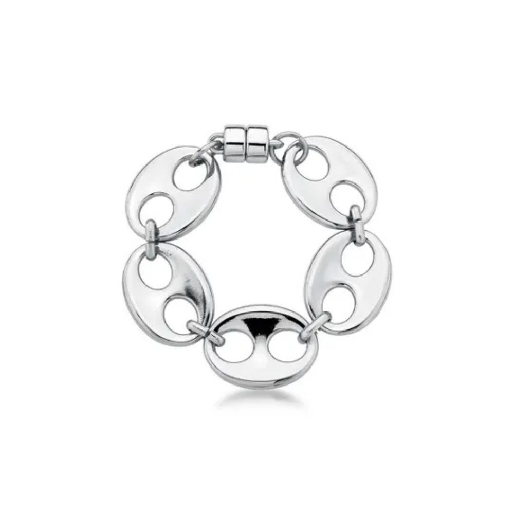 Pulseira Feminina de elos bola Dourado Banhado a Ouro 18k Elegante Presente Feminino