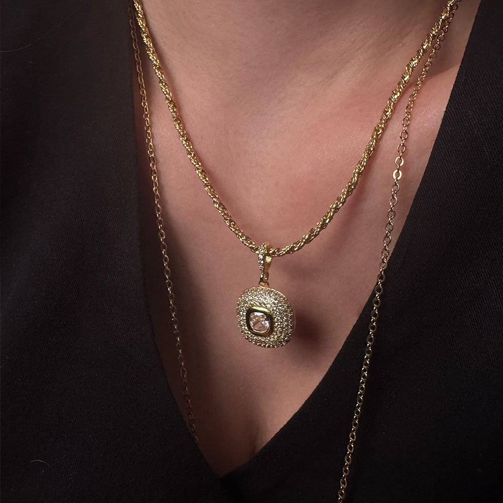 Colar Kendall em Banho Ouro Dourado 2