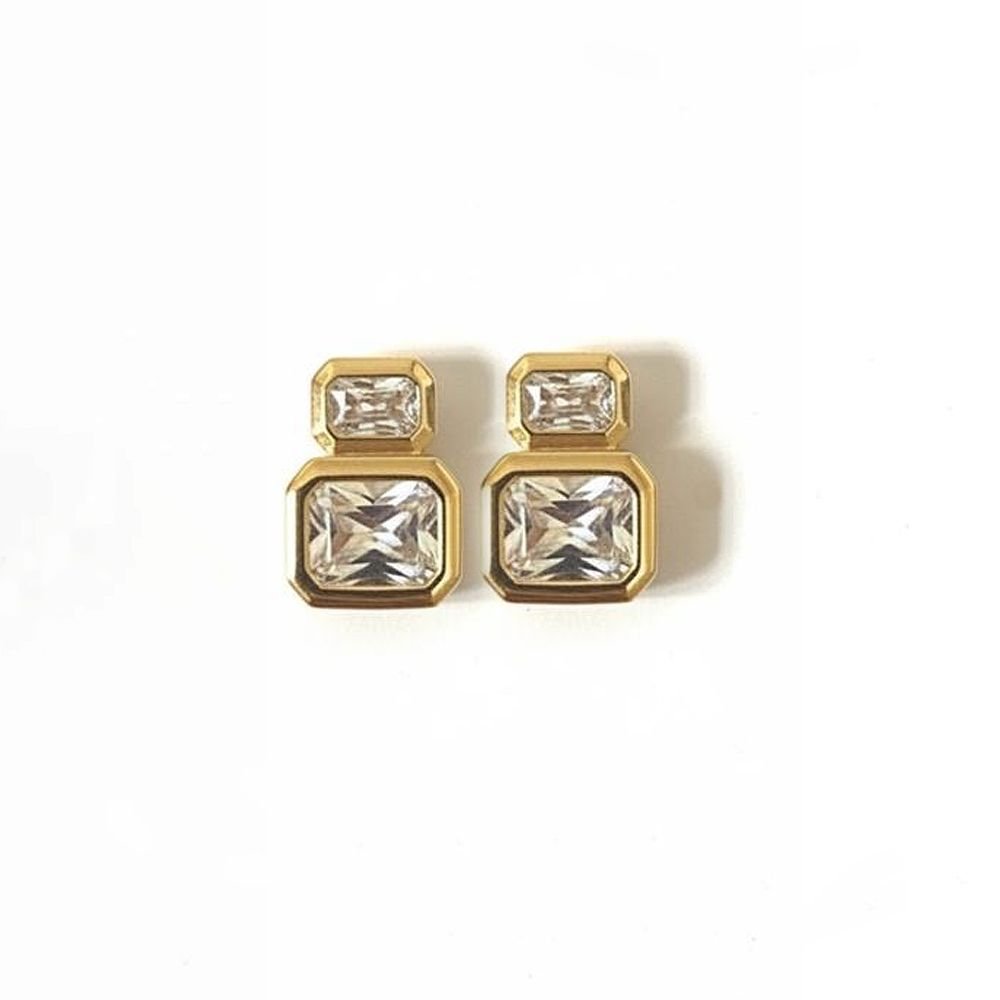 Brinco Diana em Banho Ouro