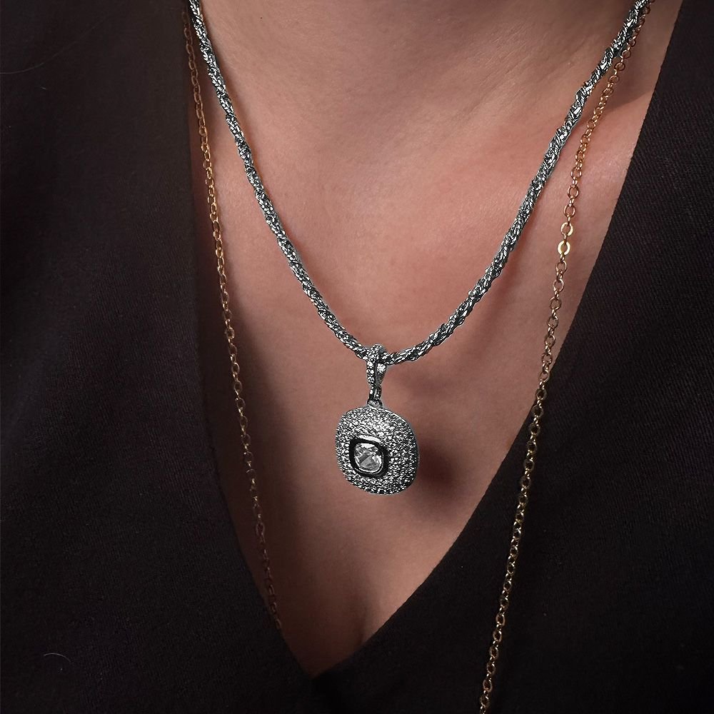 Colar Kendall em Banho Prata Prata 2