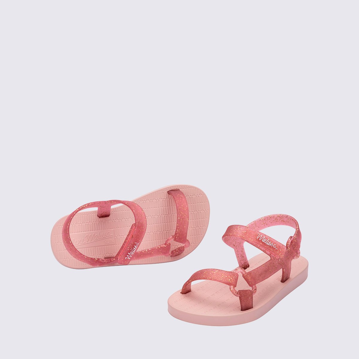 Mini Melissa Sun Downtown Baby Rosa Glitter 35771 Rosa 3