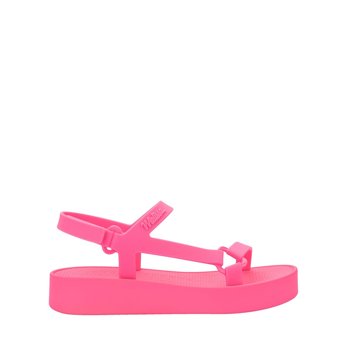 Mini Melissa Sun Downtown Platform Infantil Rosa Médio 38064