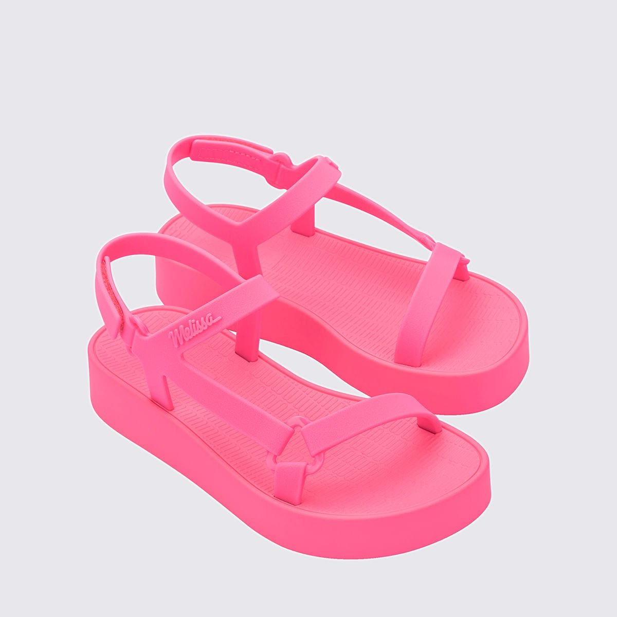 Mini Melissa Sun Downtown Platform Infantil Rosa Médio 38064 Rosa 3