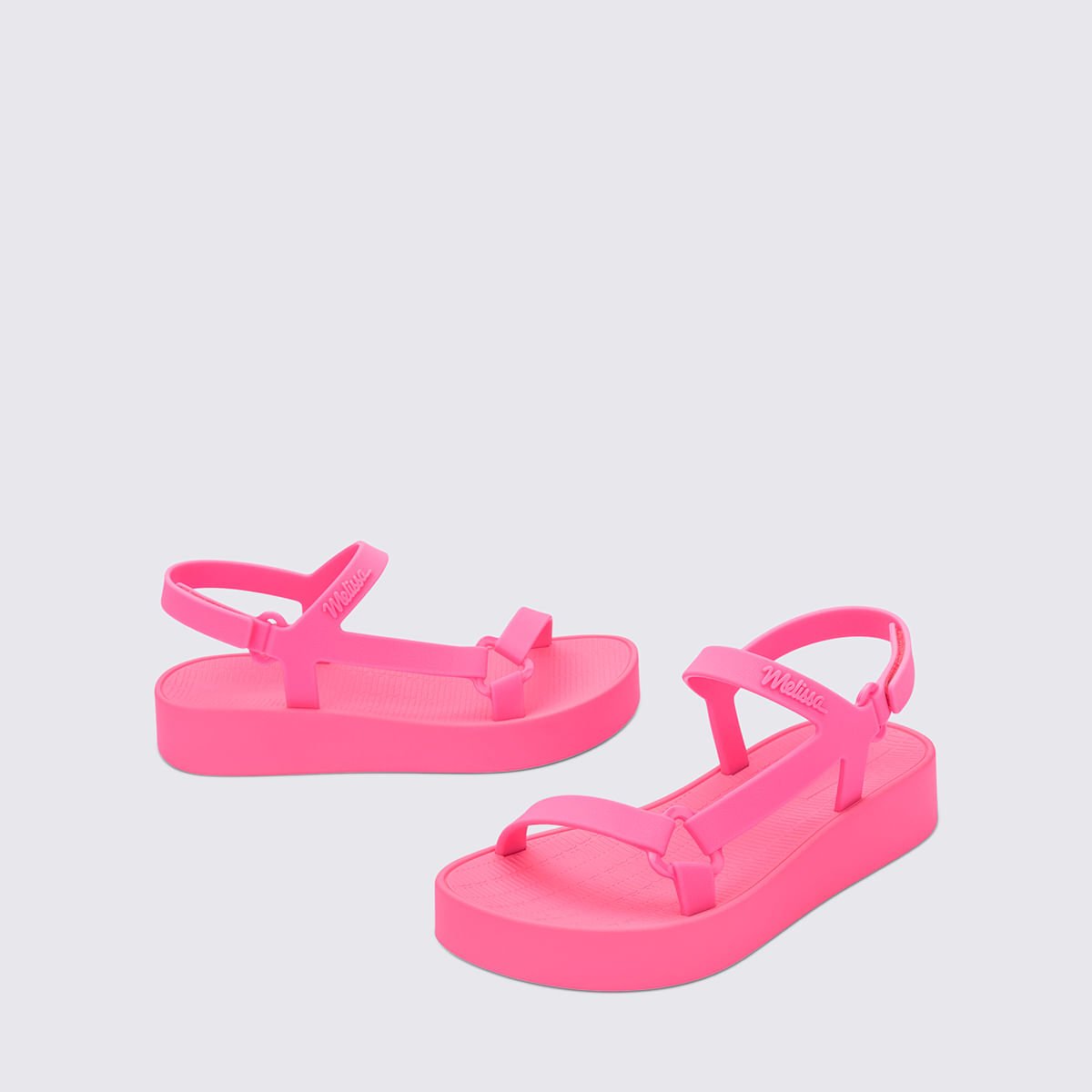 Mini Melissa Sun Downtown Platform Infantil Rosa Médio 38064 Rosa 4
