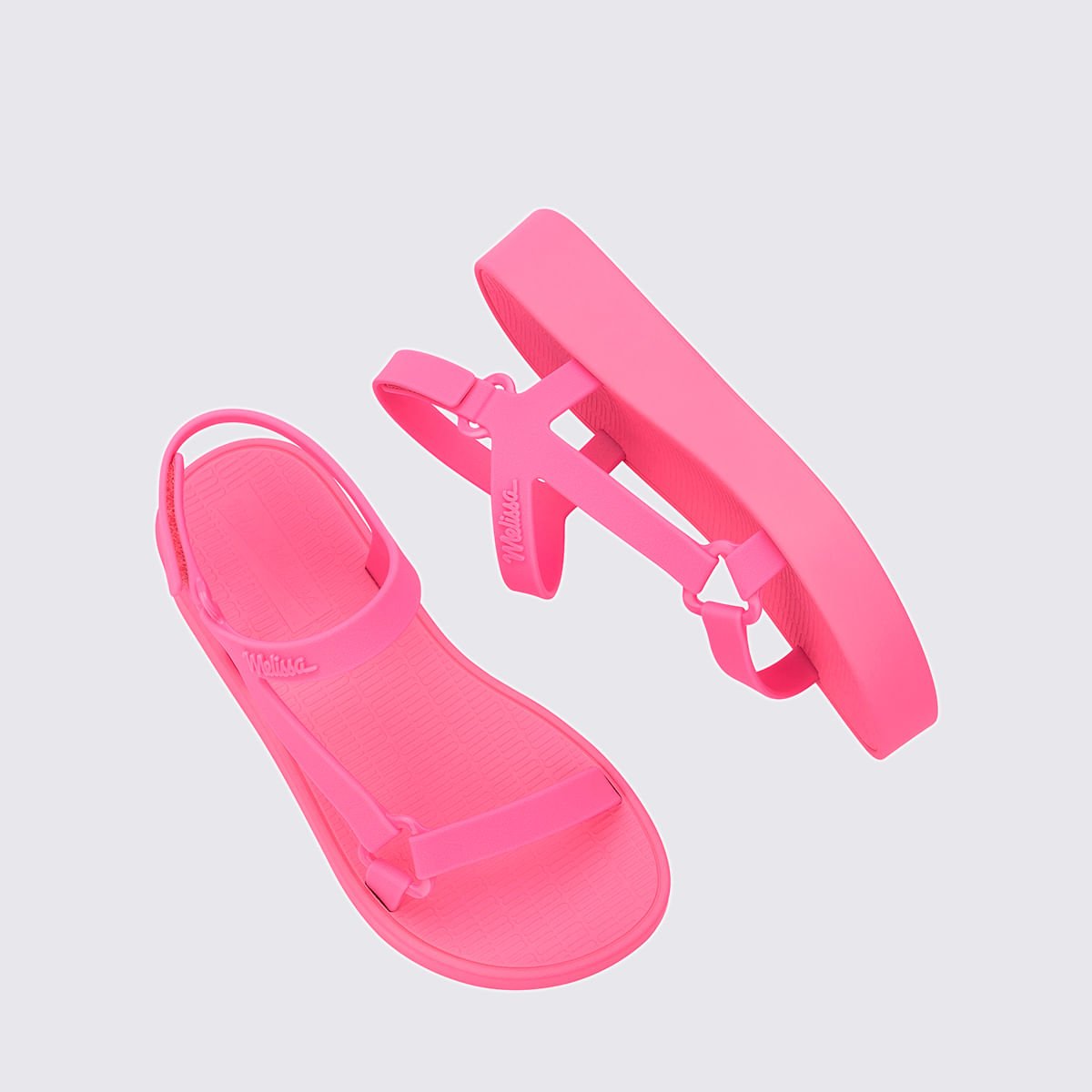 Mini Melissa Sun Downtown Platform Infantil Rosa Médio 38064 Rosa 5