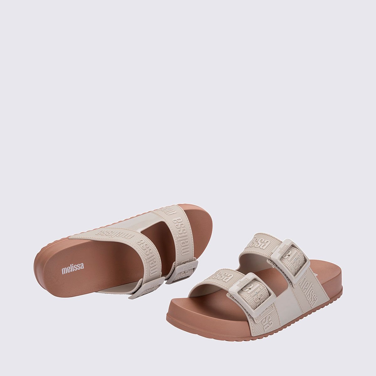 Melissa Cozy Slide M Lover Marrom Bege 35849 Bege 3