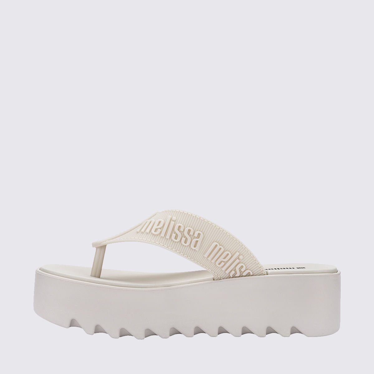 Melissa M Lover Thong Platform Bege 37914 Bege 2