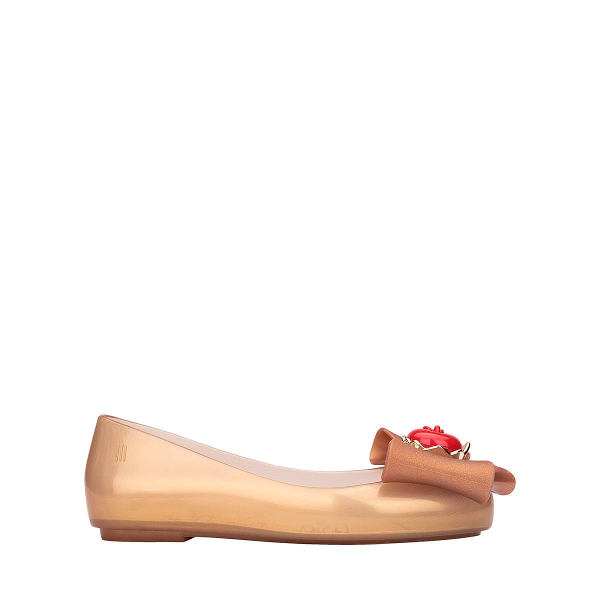 Mini Melissa Sweet Love + Snow White Bege Perolado 35853