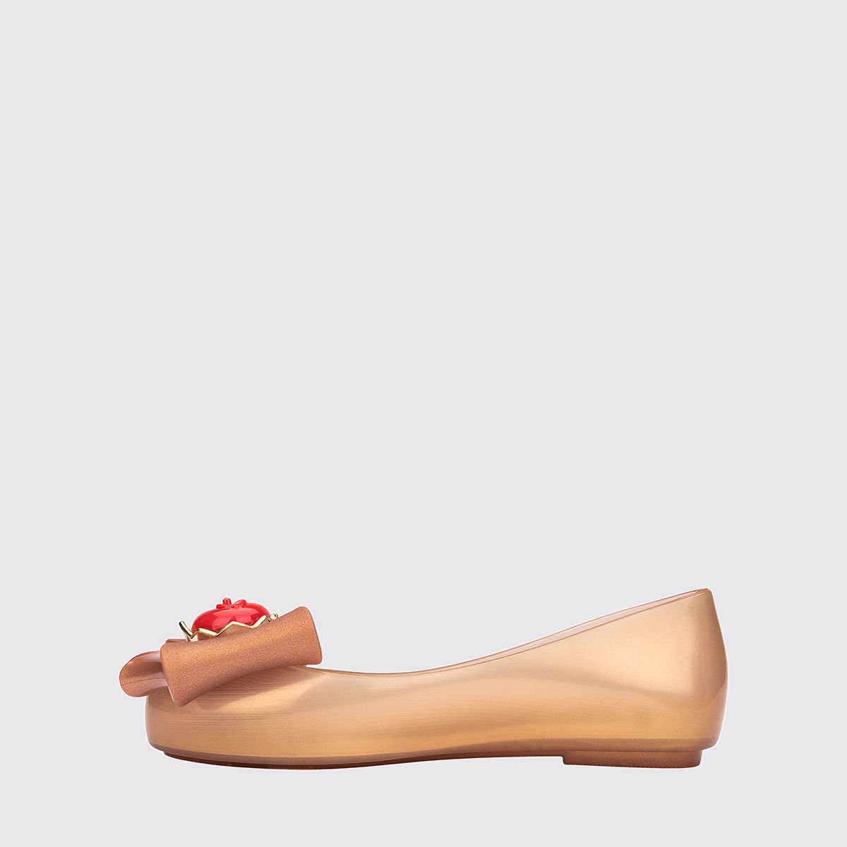 Mini Melissa Sweet Love + Snow White Bege Perolado 35853 Bege 2