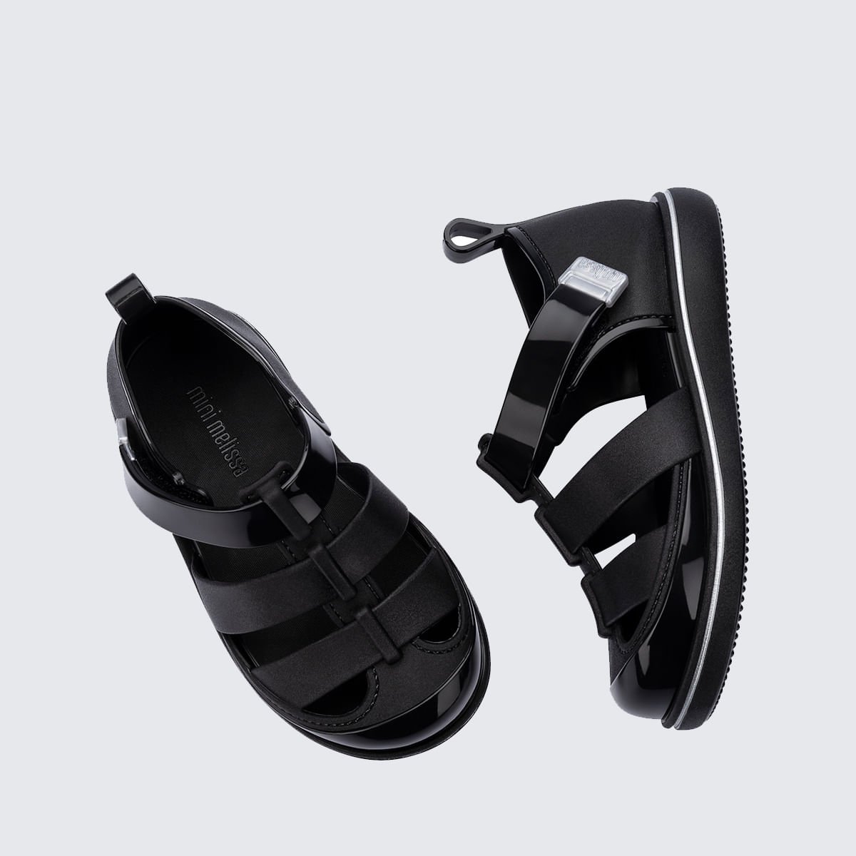 Mini Melissa Smash Baby Preto 38058 Preto 5