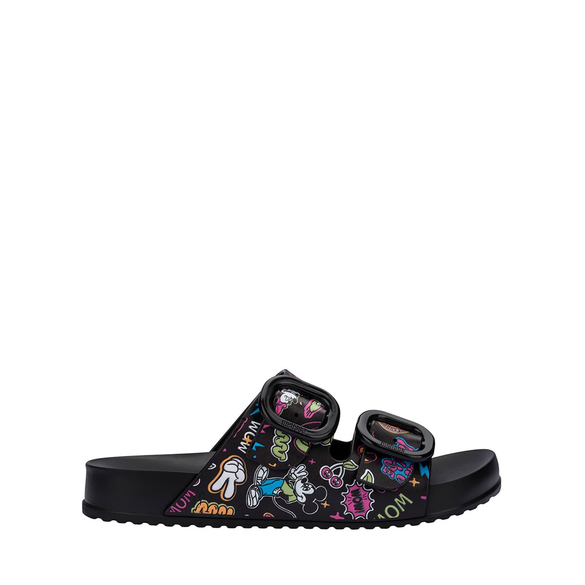 Melissa Cozy Slide + Disney Preto Multicor 37919