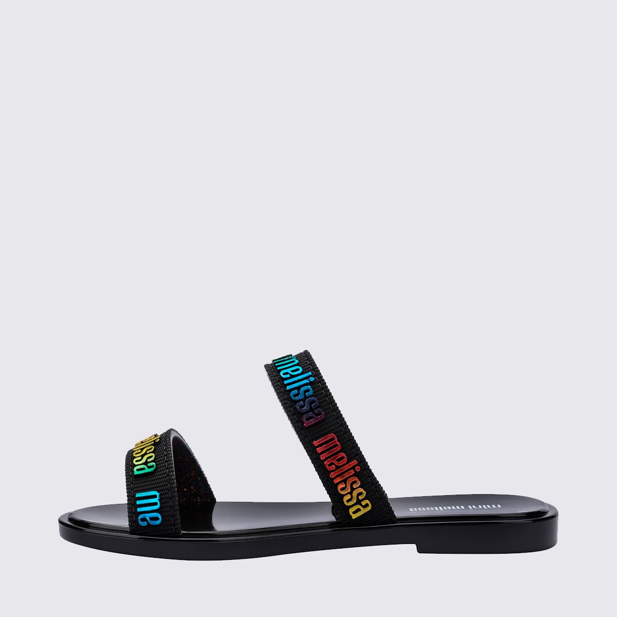 Mini Melissa Duo M Lover Slide Infantil Preto 38092 Preto 2