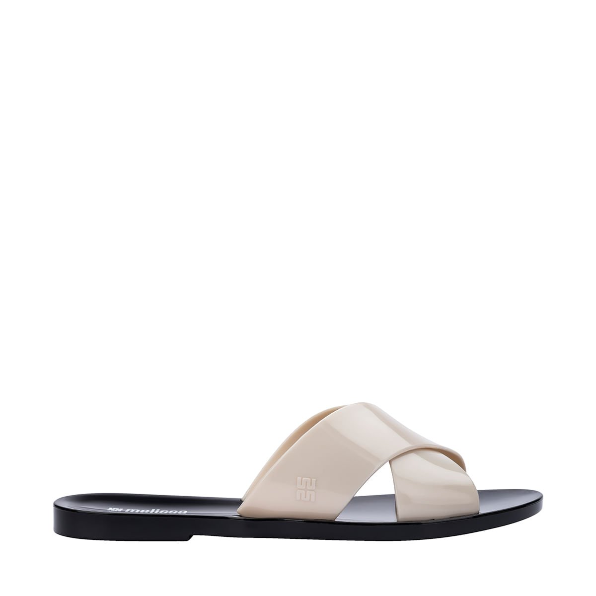 Melissa Essential Cross Slide Preto Bege 38071