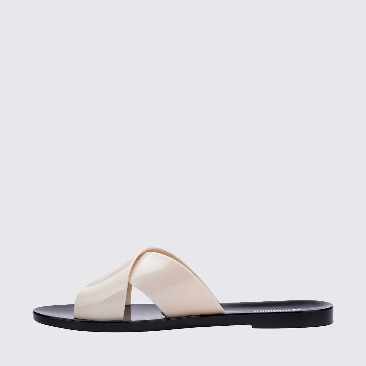Melissa Essential Cross Slide Preto Bege 38071 Bege 2