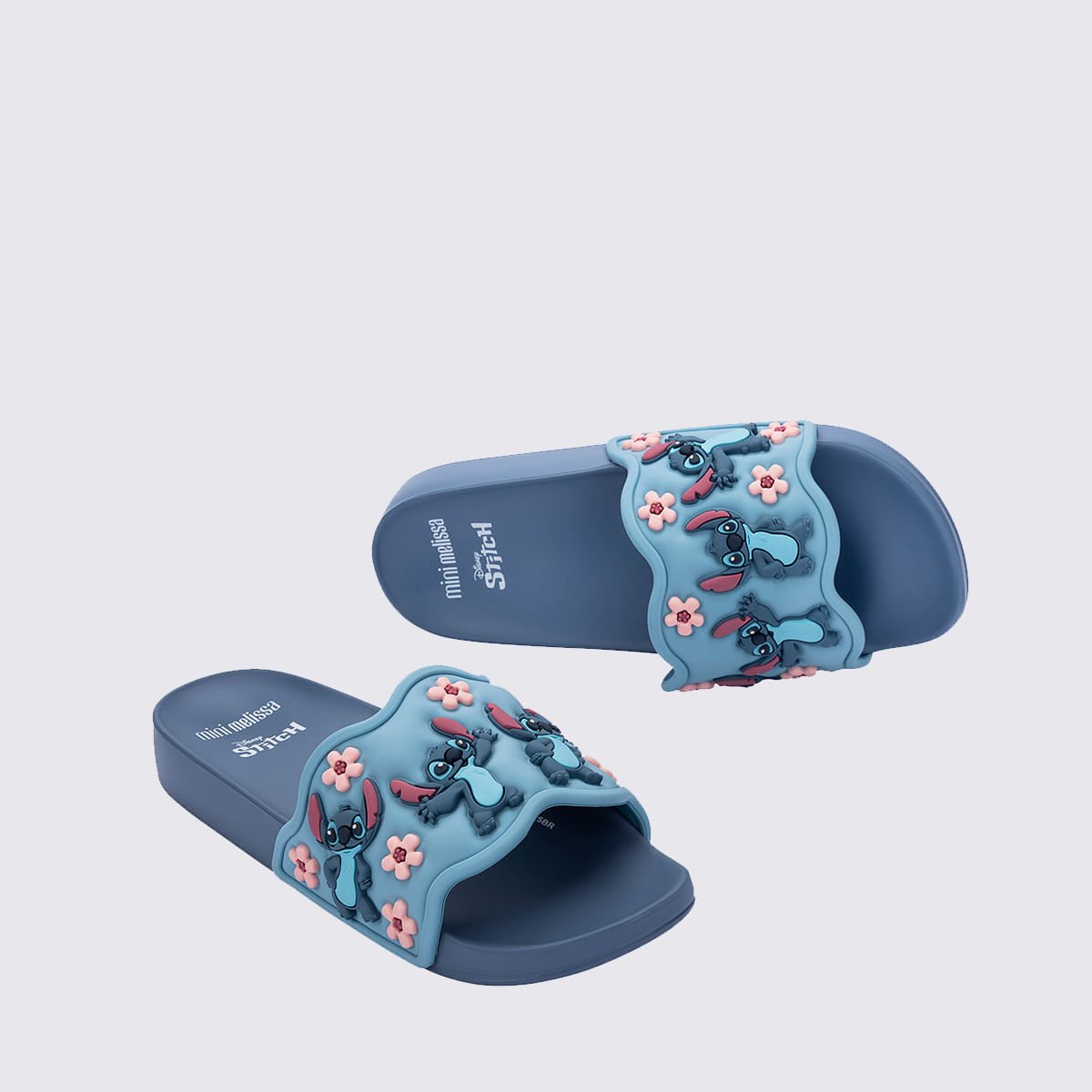 Mini Melissa Flowing Slide + Disney Infantil Azul Rosa 37878 Azul 4