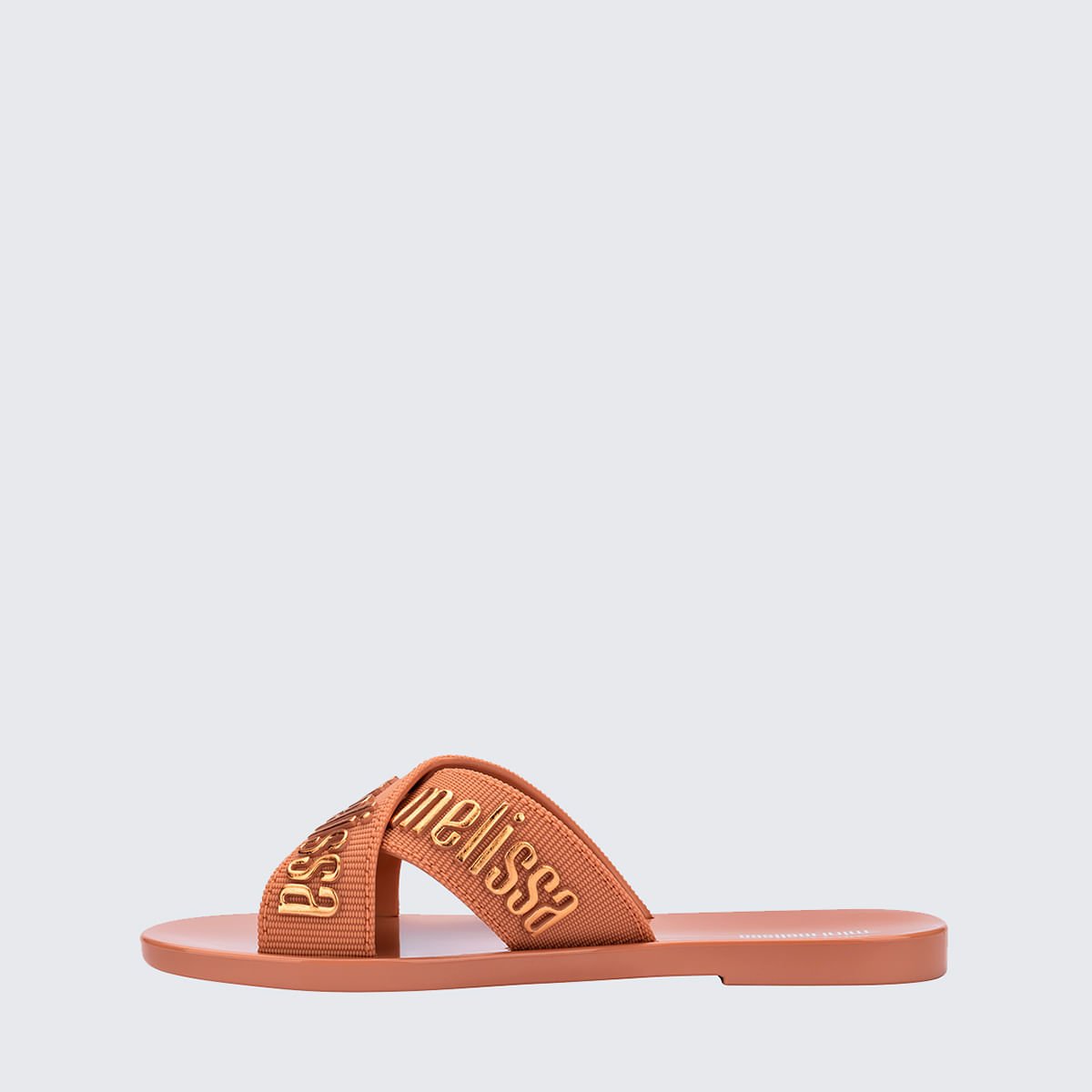 Mini Melissa M-Lover Slide Infantil Bege Cobre 35968 Caramelo 2