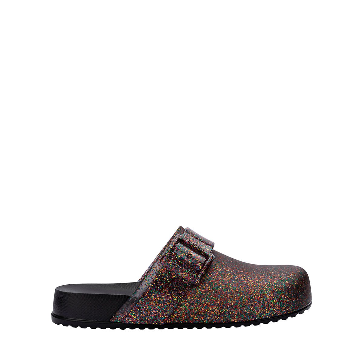Mini Melissa Cozy Clog Infantil Preto Multicor 36069