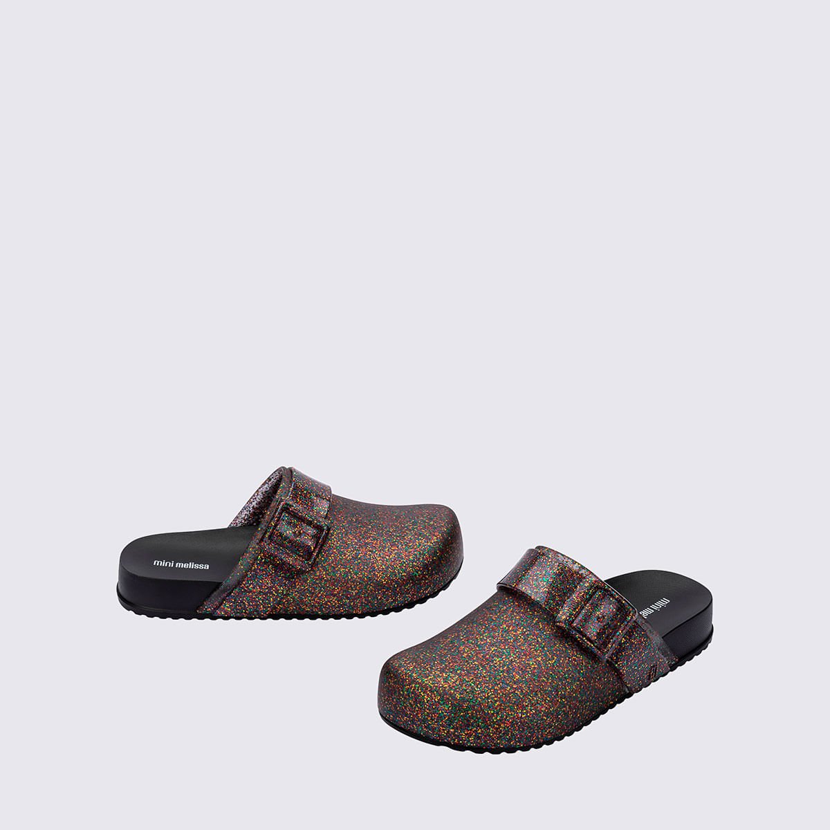 Mini Melissa Cozy Clog Infantil Preto Multicor 36069 Multicores 3