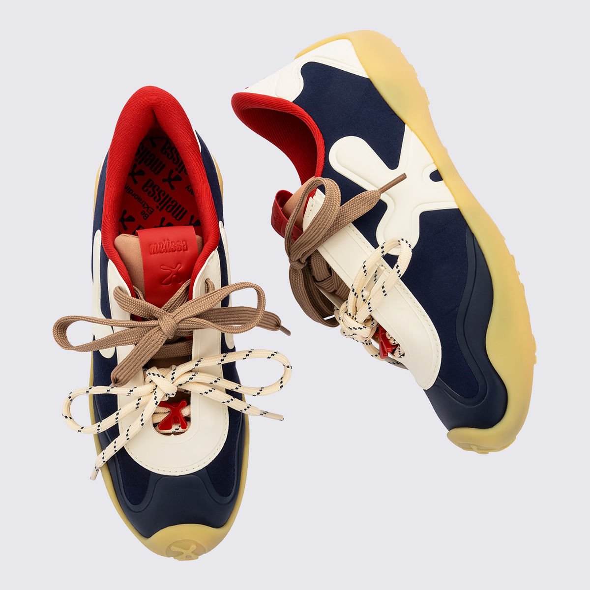 Melissa x Bend Bege Azul Vermelho 39510 Azul Marinho/Bege 3