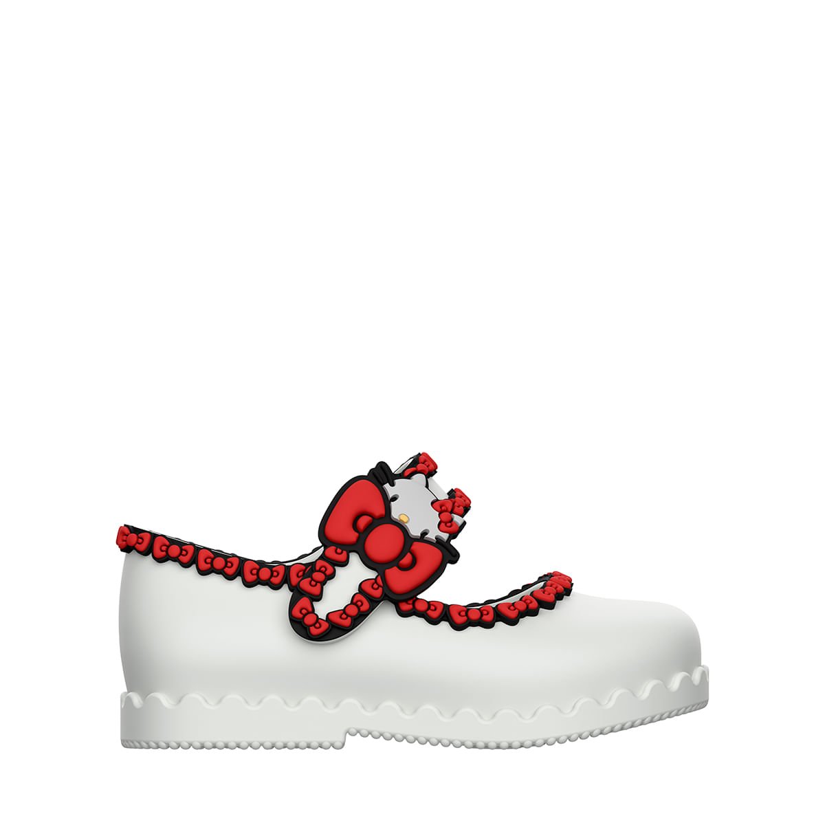 Mini Melissa Hip Ballerina + Hello Kitty And Friends Baby Branco Vermelho 37993