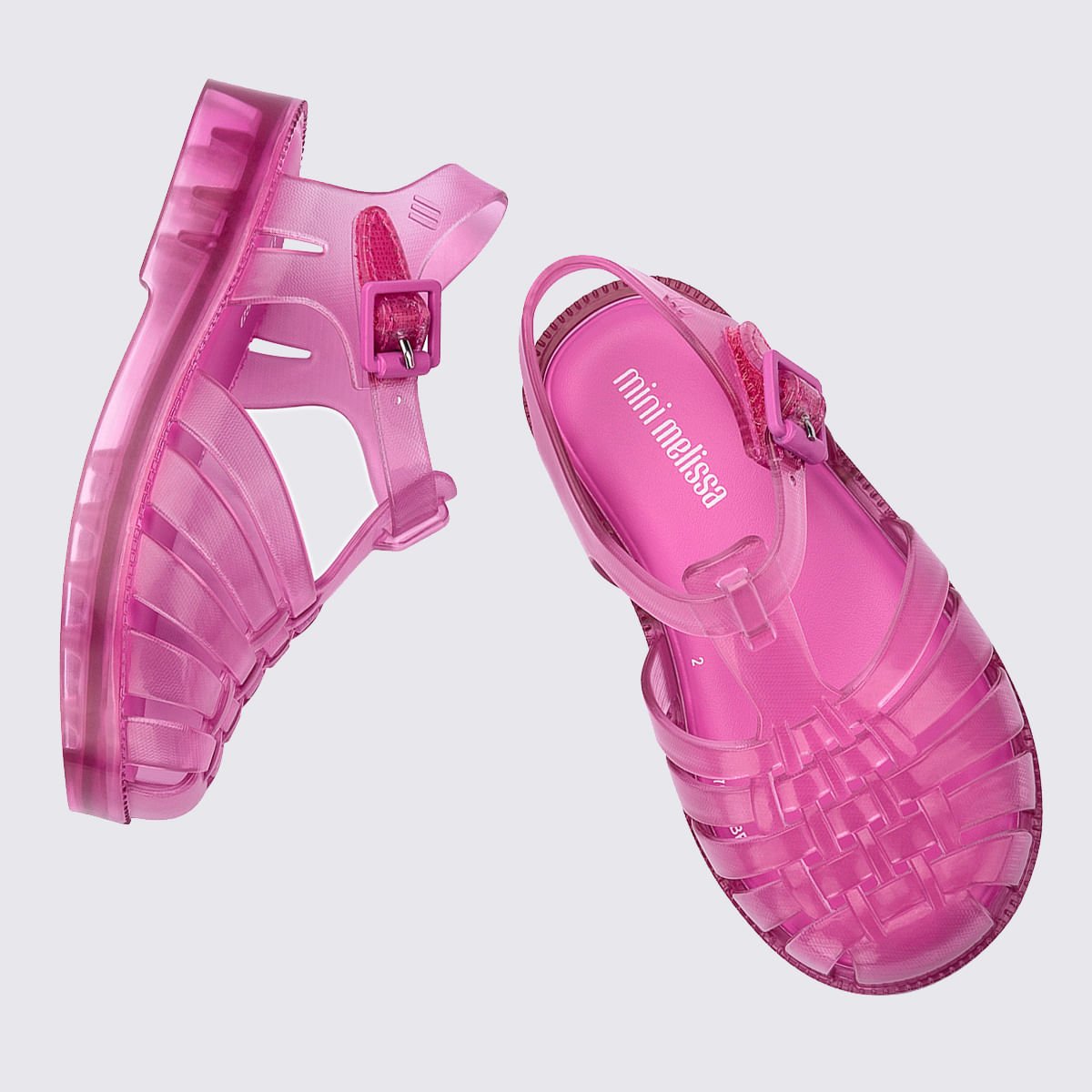 Mini Melissa Possession Baby Rosa Médio Transparente 32410 Rosa 3