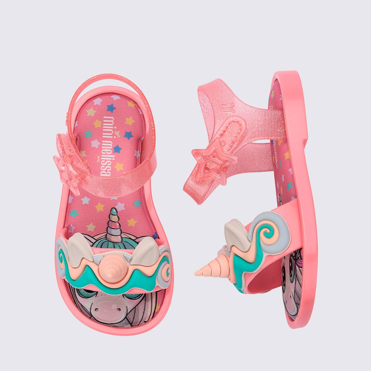 Mini Melissa Mar Sandal Uni Baby Rosa 37827 Rosa 4