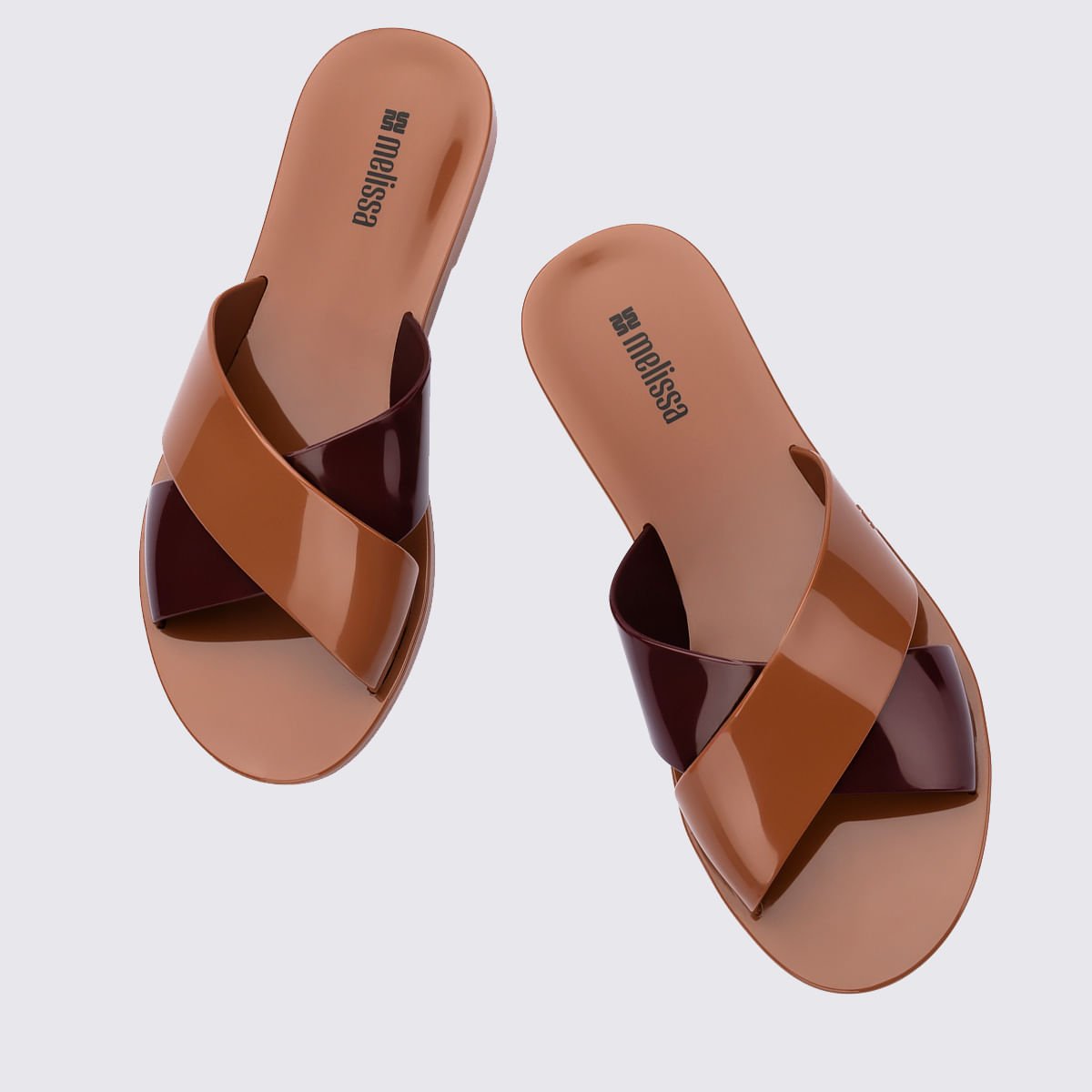 Melissa Essential Cross Slide Marrom Bordô 38071 Marrom 3
