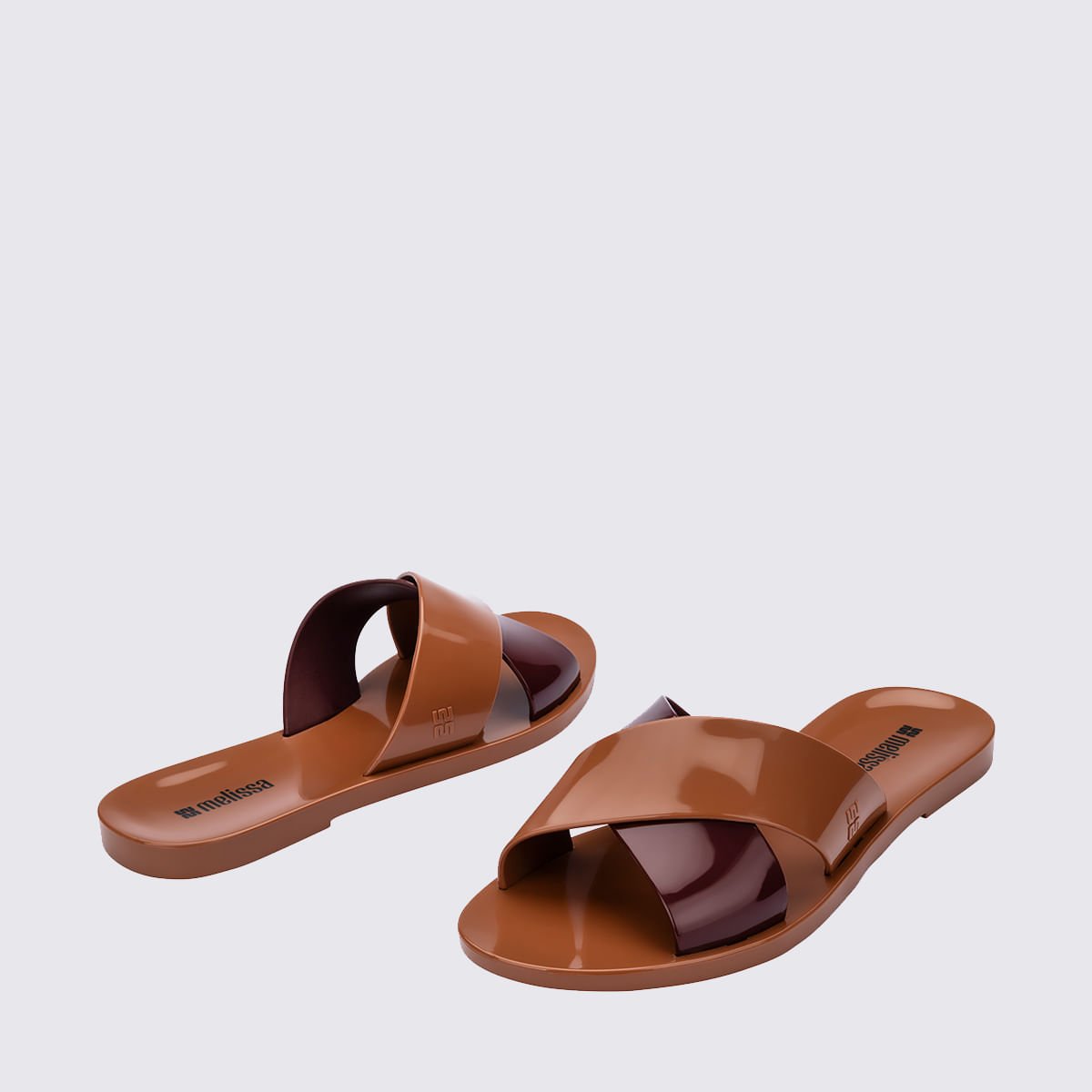 Melissa Essential Cross Slide Marrom Bordô 38071 Marrom 4