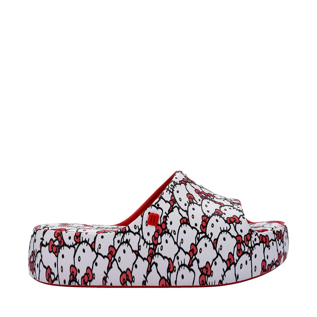 Melissa Free Platform Slide + Hello Kitty And Friends Vermelho Branco 37874