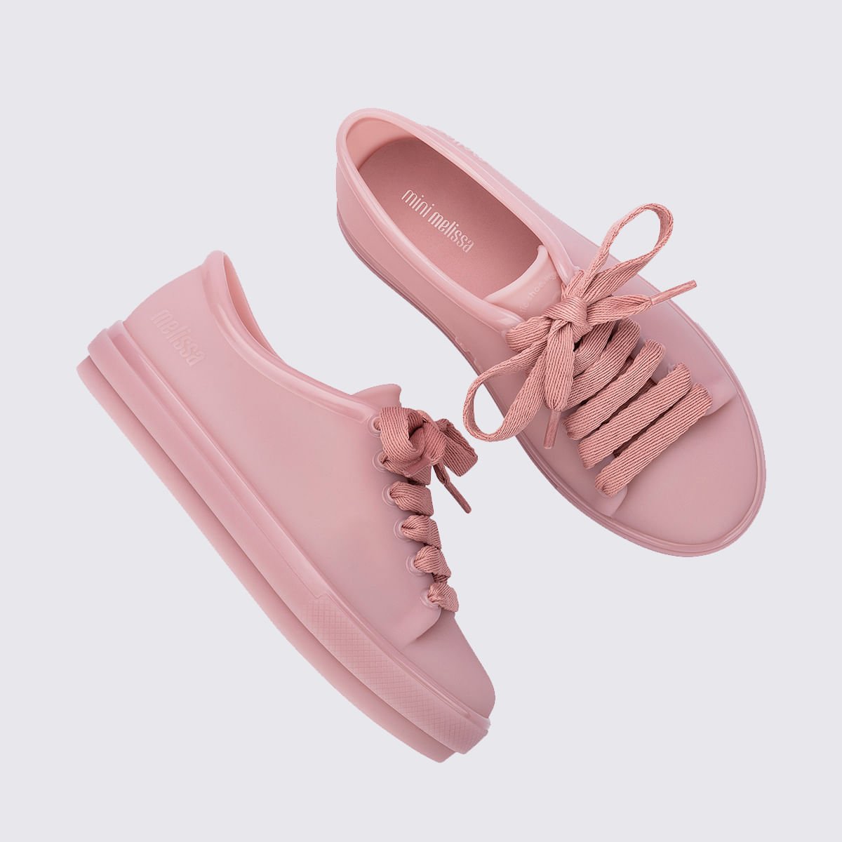 Mini Melissa Hip Sneaker Infantil Rosa Leitoso 36377 Rosa 3