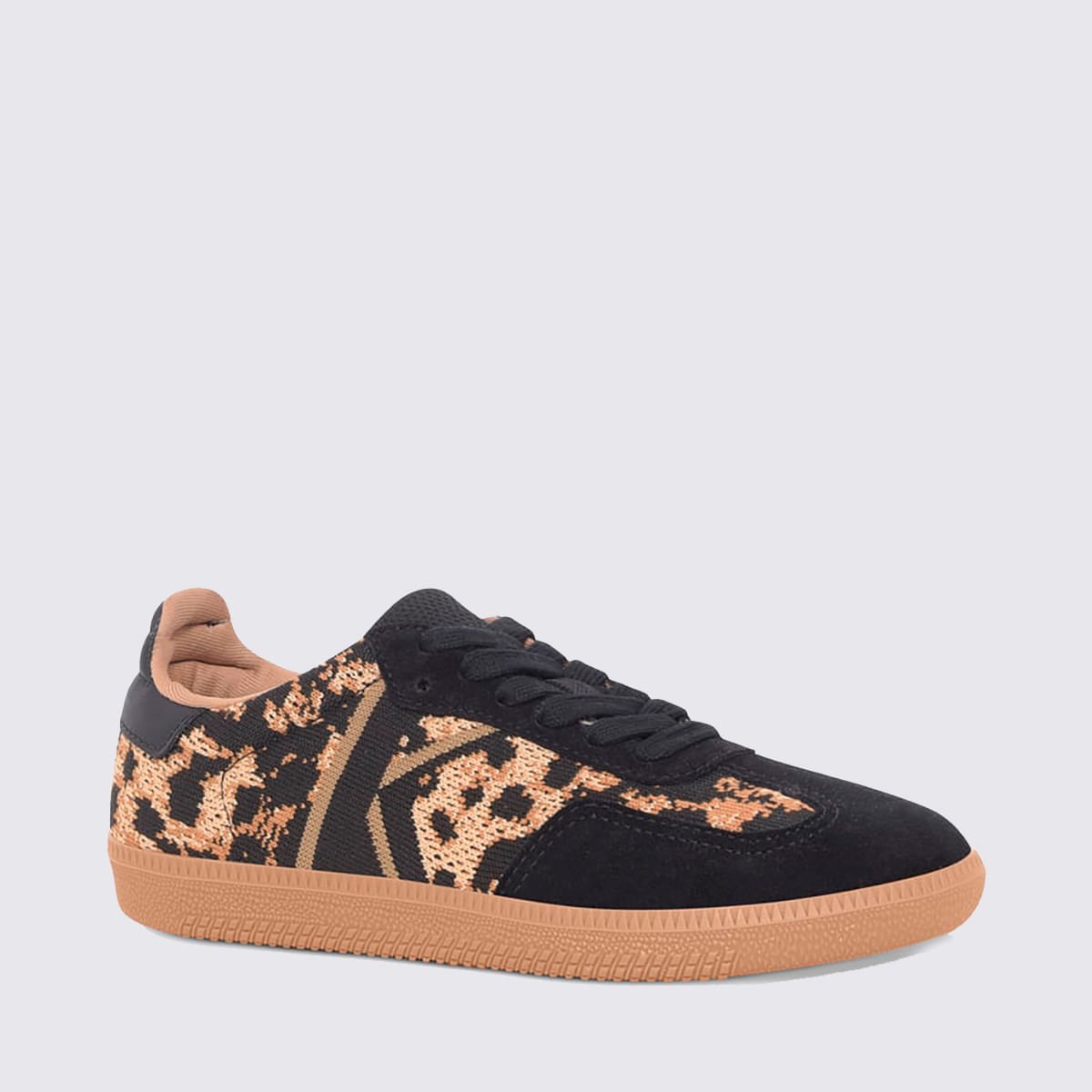 Tênis Kipling Clara Monkey Wild Leopard 606826JP Preto/Bege 3