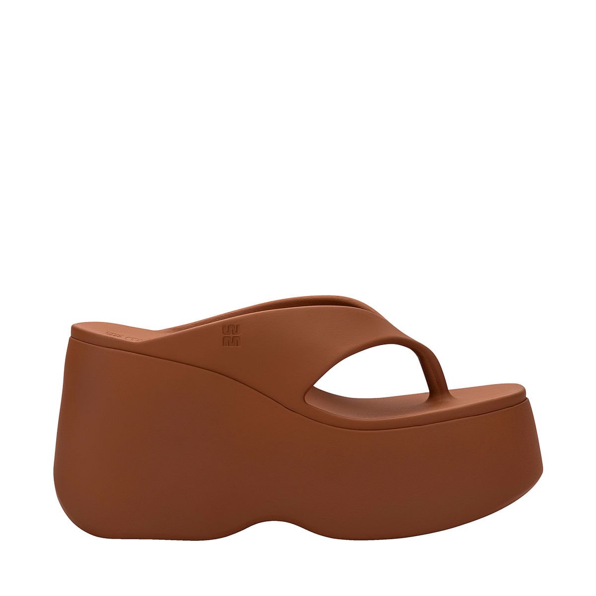 Melissa Free Thong Wedge Marrom 37862