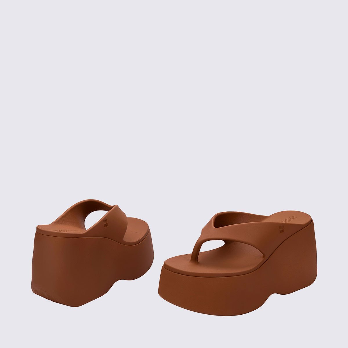 Melissa Free Thong Wedge Marrom 37862 Marrom 3