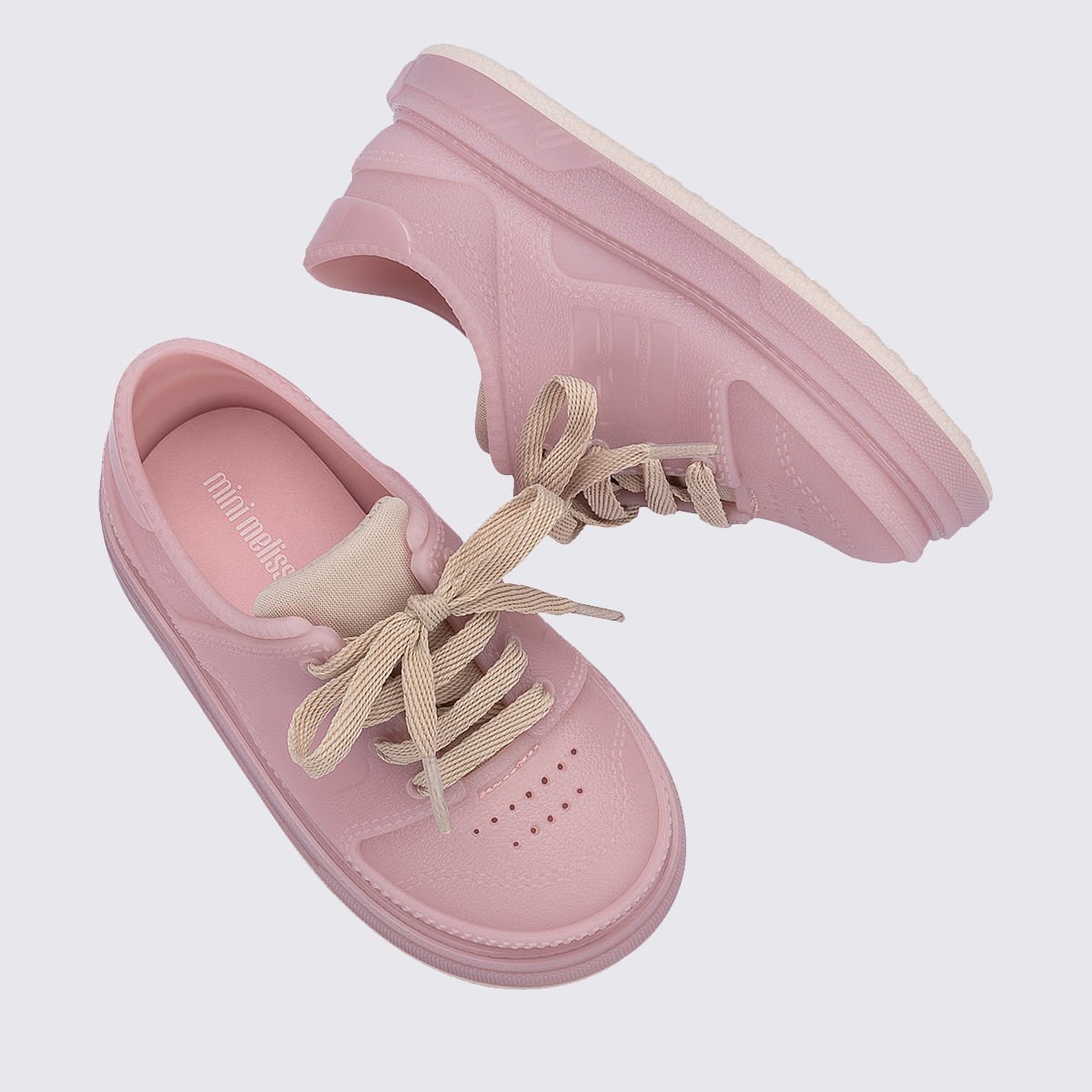 Mini Melissa Bold Sneaker Baby Rosa Bege 36128 Rosa 3
