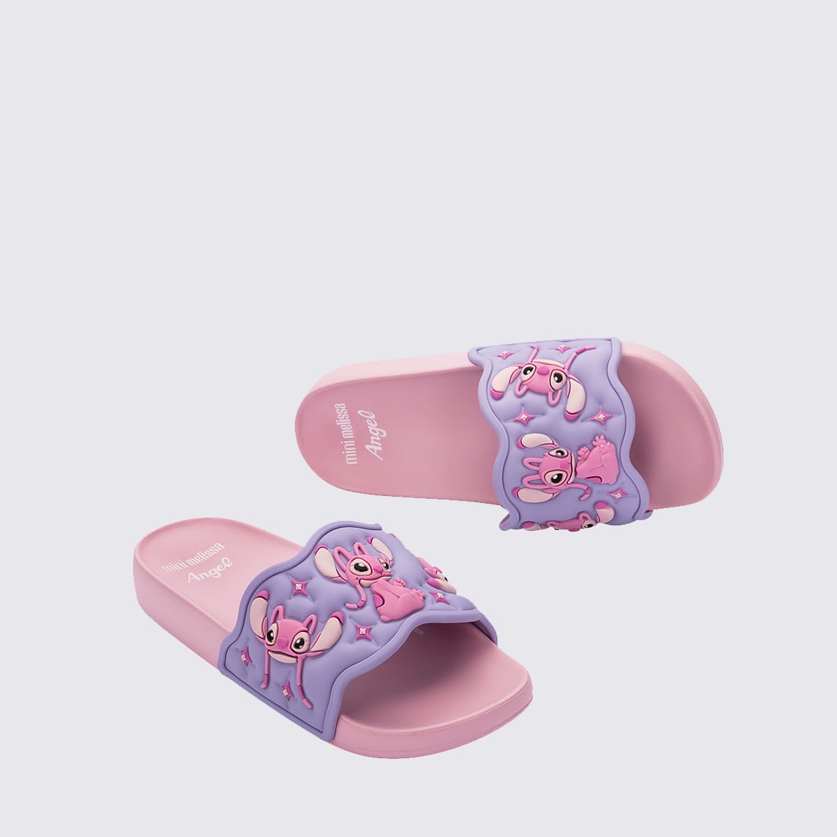 Mini Melissa Flowing Slide + Disney Infantil Rosa Lilás 37878 Rosa/Lilás 4
