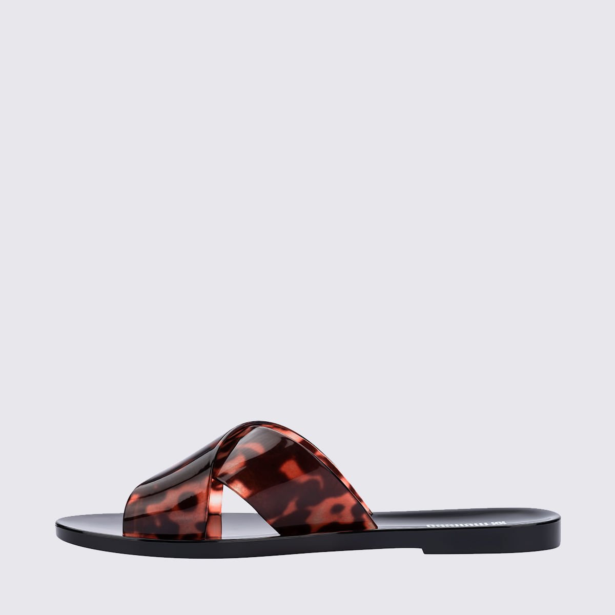 Melissa Essential Cross Slide Preto Tartaruga 38071 Preto/Marrom 2
