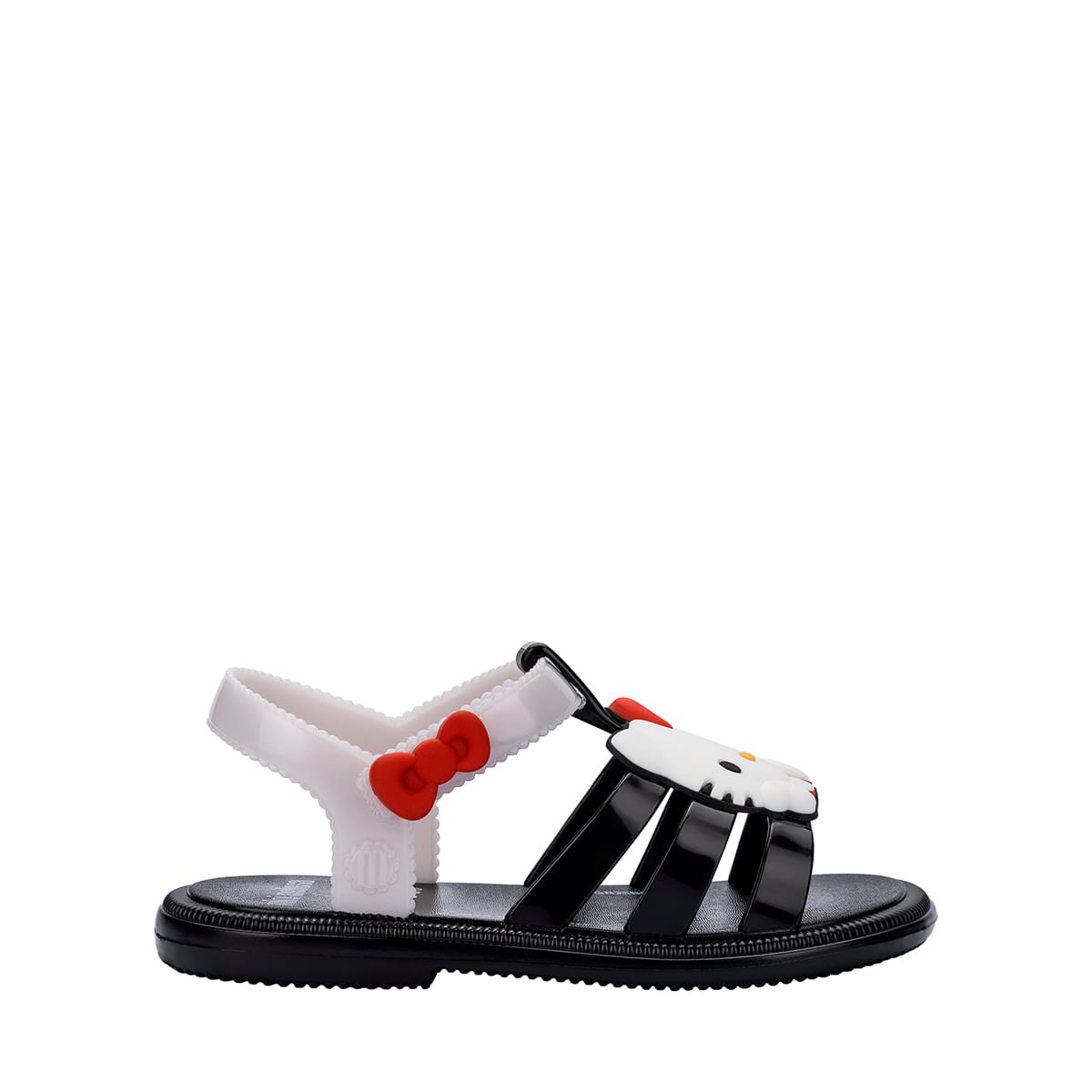 Mini Melissa Hip + Hello Kitty Baby Preto Branco 37872