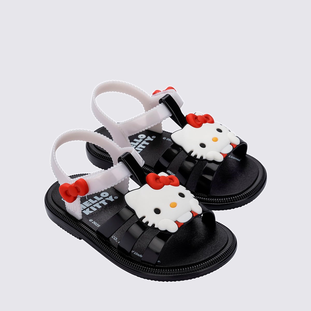 Mini Melissa Hip + Hello Kitty Baby Preto Branco 37872 Preto 3