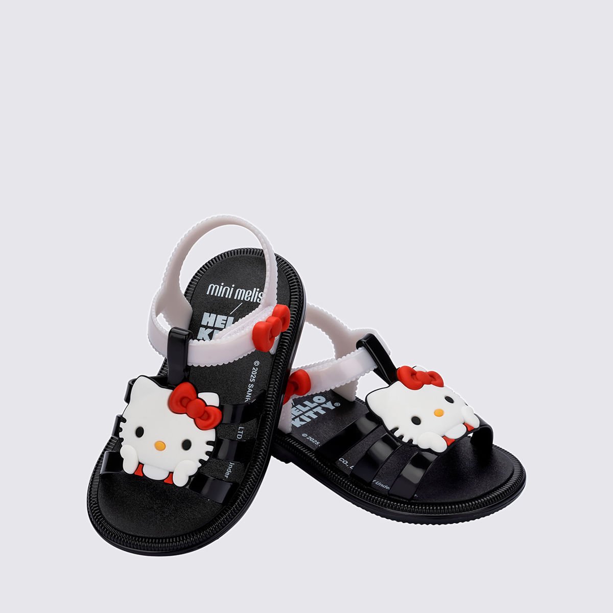 Mini Melissa Hip + Hello Kitty Baby Preto Branco 37872 Preto 4