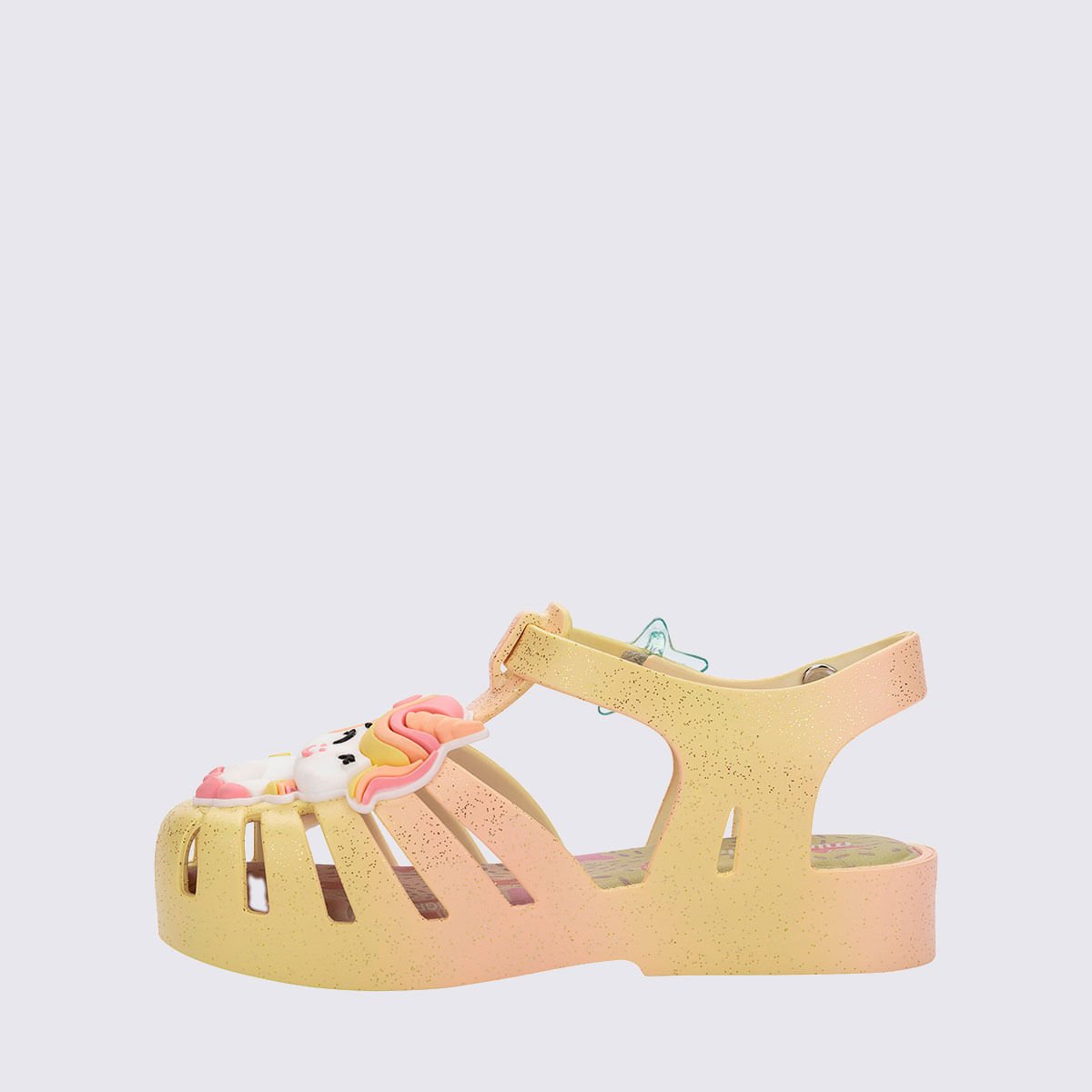 Mini Melissa Possession Uni Baby Bege Amarelo Branco 37828 Amarelo 2