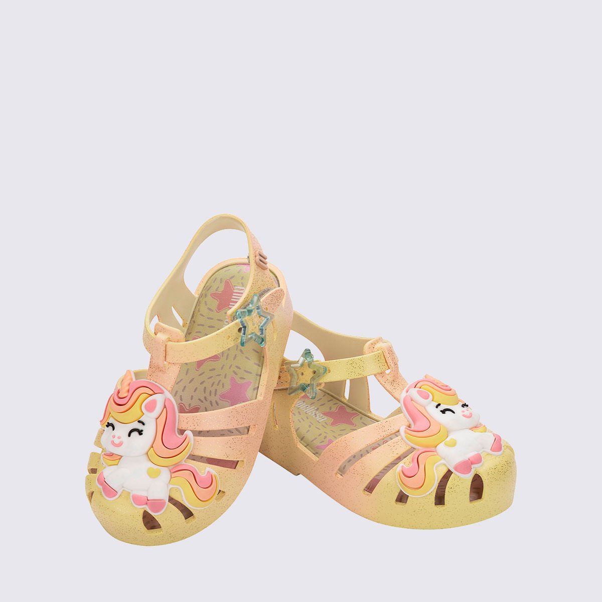 Mini Melissa Possession Uni Baby Bege Amarelo Branco 37828 Amarelo 3