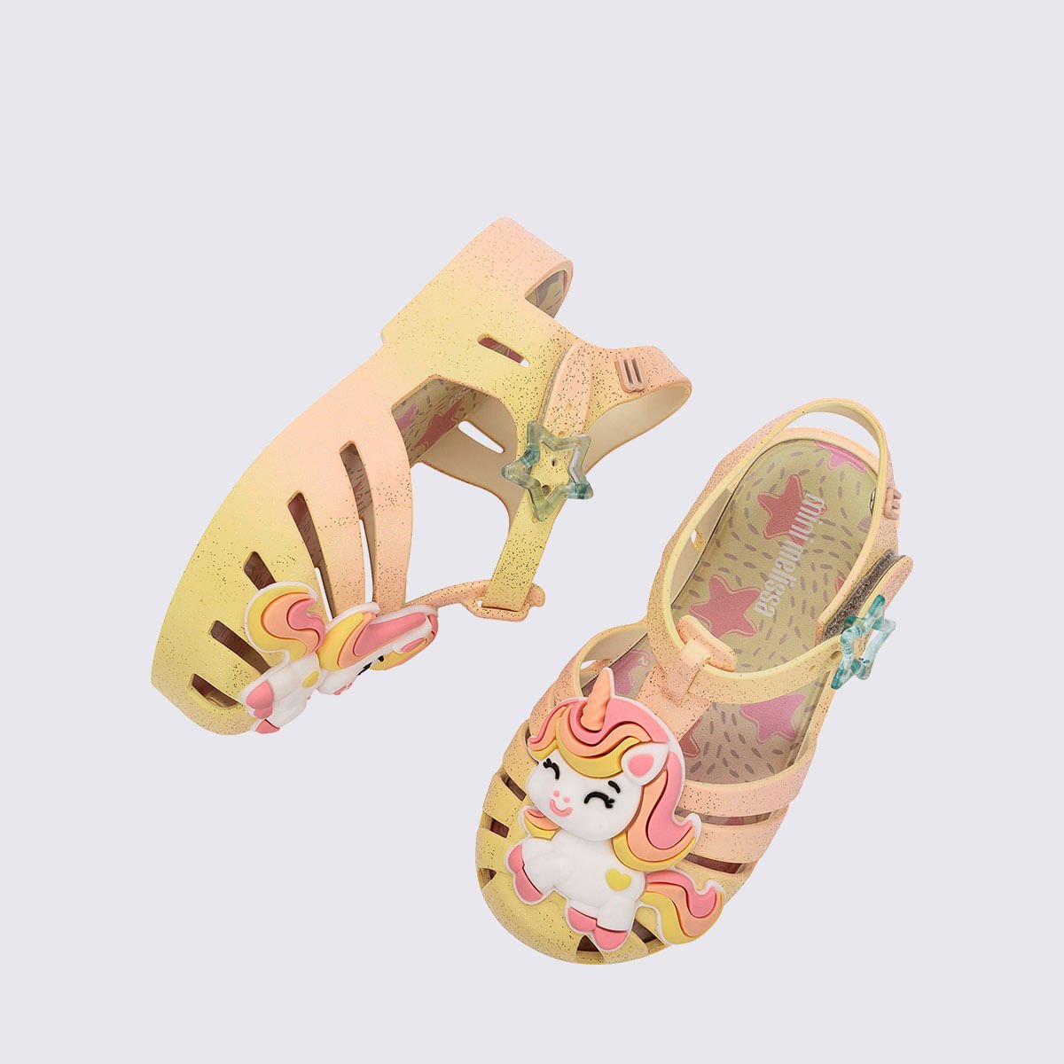 Mini Melissa Possession Uni Baby Bege Amarelo Branco 37828 Amarelo 4