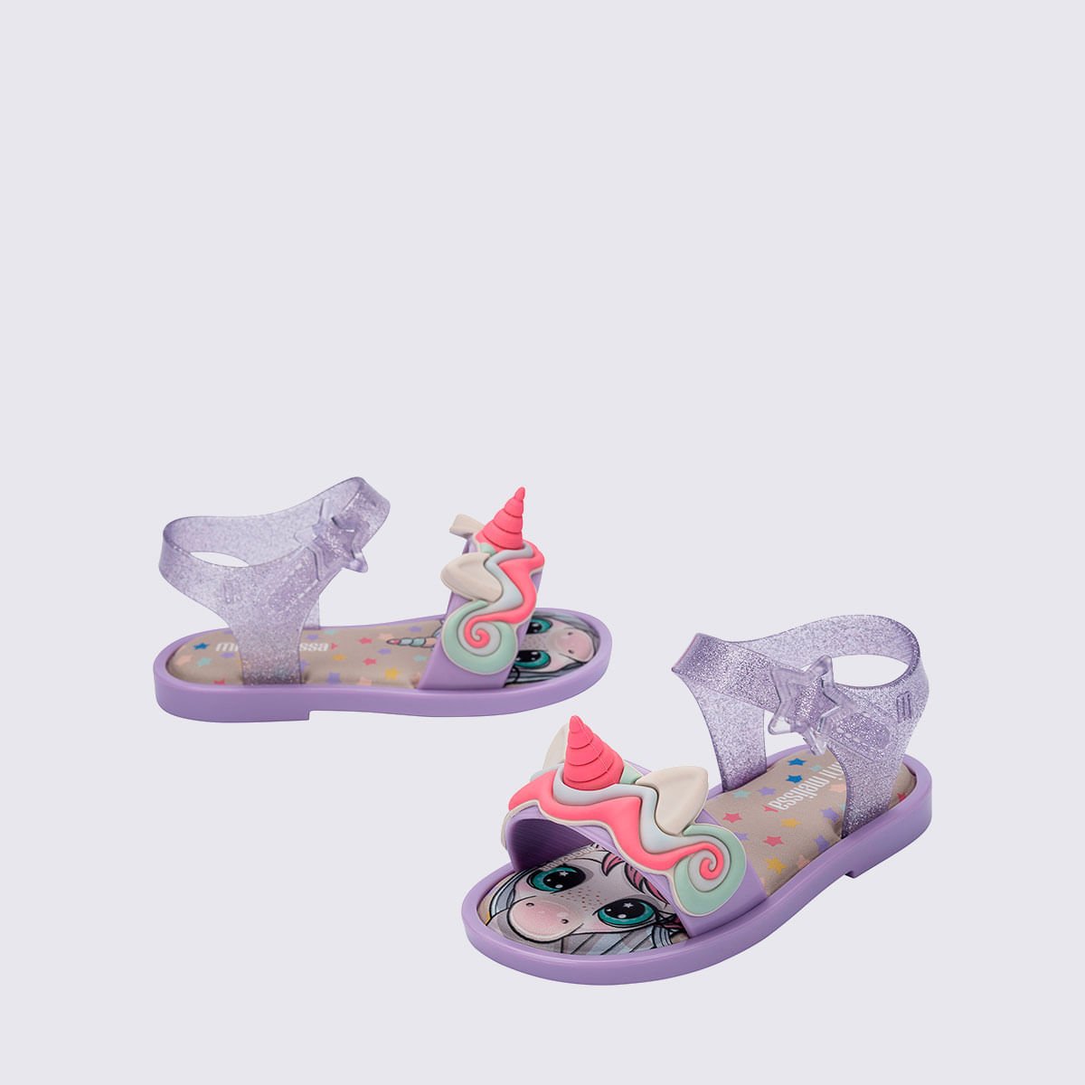 Mini Melissa Mar Sandal Uni Baby Lilás 37827 Lilás 3